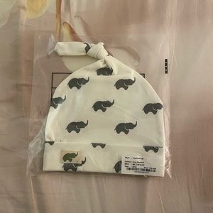 Monica + Andy Baby Hat With Elephant Pattern